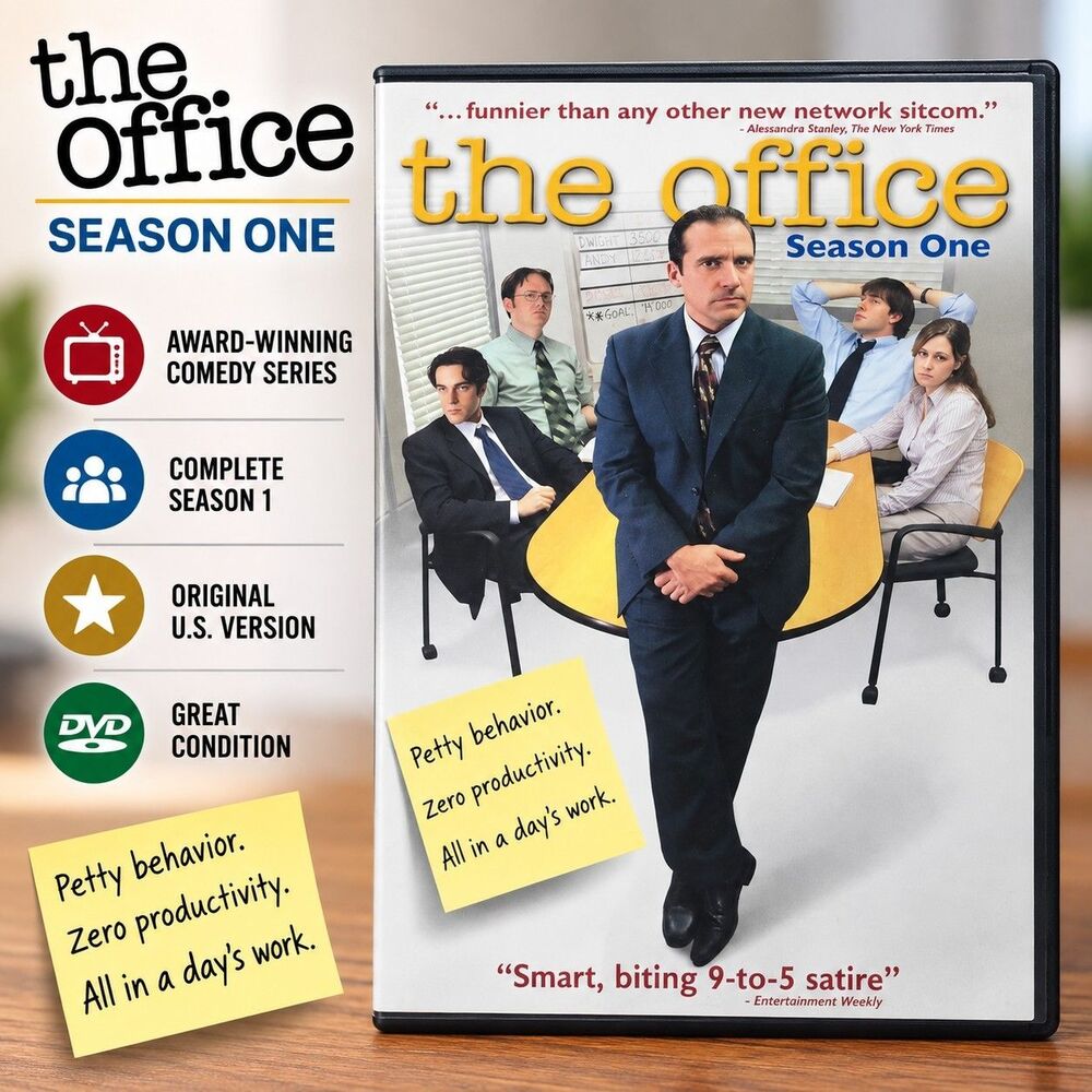 The Office Season One DVD 2005 Steve Carell